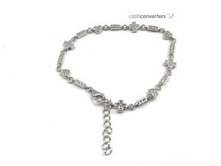 pulsera plata 925mm con piedra con circonita