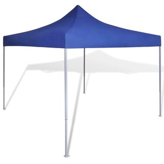 Tenda Pieghevole Blu in Acciaio Duro Resistente alla