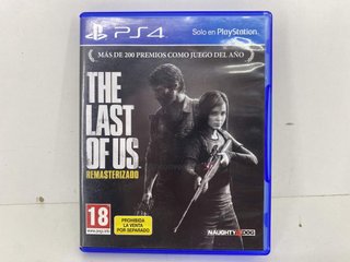 the last of us remastered ps4