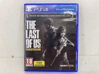 the last of us remastered ps4