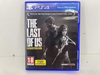 the last of us remastered ps4