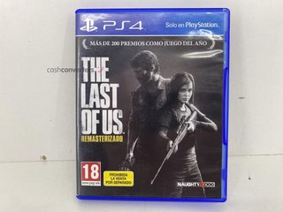 the last of us remastered ps4
