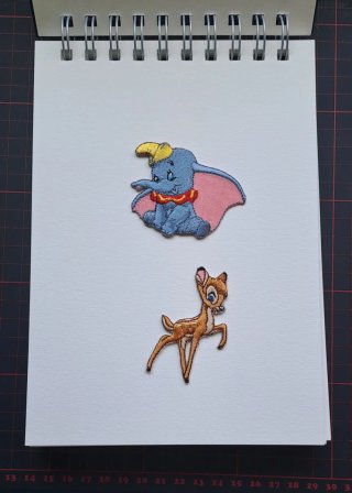 Parches Dumbo y Bambi