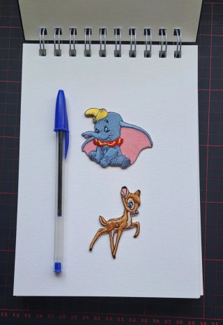 Parches Dumbo y Bambi
