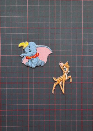 Parches Dumbo y Bambi