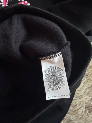 Sudadera Spider Batch 5555 Negra Talla M