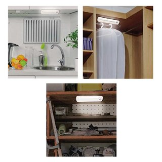 Lampada Faretto 8 LED + Telecomando Wireless Luce Notte