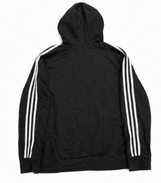 Sudadera Adidas 3 Stripes Negra Talla XL