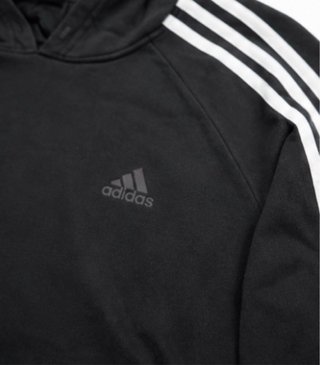 Sudadera Adidas 3 Stripes Negra Talla XL