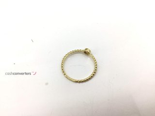 anillo oro 18k con piedra con circonita