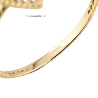 anillo oro 18k con piedra con circonita