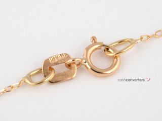 collar oro 18k 22cm