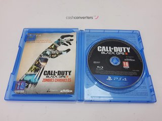 call of duty: black ops iii + zombies chronicles ps4