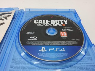 call of duty: black ops iii + zombies chronicles ps4