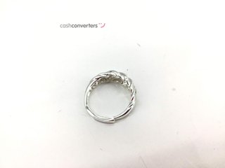 anillo plata 925mm con piedra con circonita