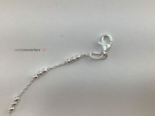 esclava plata 925mm con piedra con circonita