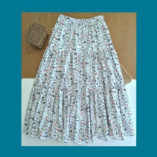 Falda ZARA boho floral S/M