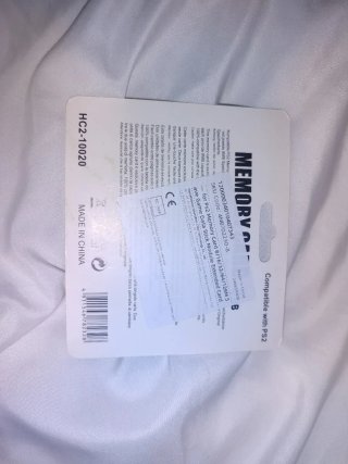 Tarjeta Memoria 8MB PS2