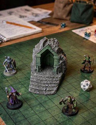Miniatura Diorama Erebor Moria D&D RPG
