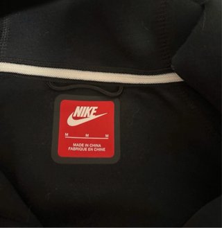 Nike Tech Fleece Negro Hombre