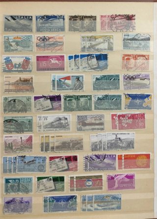 2000 Sellos Italia y Suiza