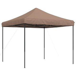 Tenda da Festa Pieghevole Pop-Up In Tessuto Oxford Marrone