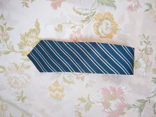 Cravatta seta vintage righe diagonali