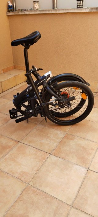 Bicicleta plegable B'Twin Tilt 500 Azul