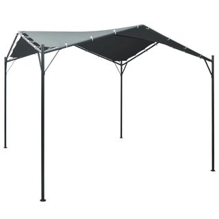 Gazebo Padiglione Tenda Tettoia Acciaio Antracite Tessuto