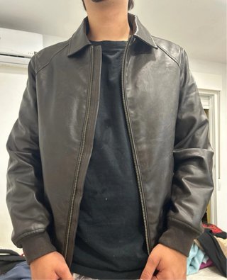 Chaqueta Bomber Guess Vintage Marrón