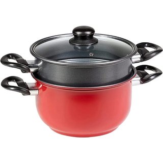 Set da 4 Pezzi Pentole Vaporiera Friggitrice Casseruola 2