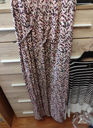 Vestido estampado multicolor talla XL regalo pañue