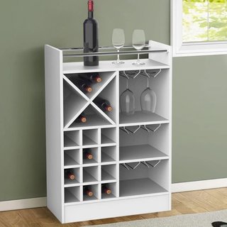 Mobile Bar Cantinetta Bottiglie Vino Legno Cantina 20 Posti