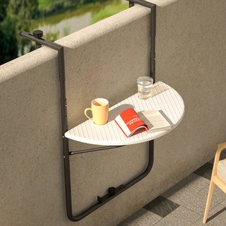 Tavolo Tavolino Ringhiera Esterno Balcone Pieghevole