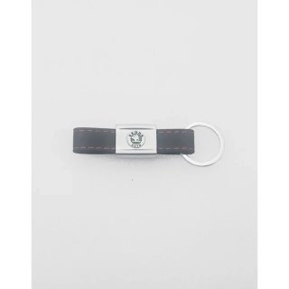 LLAVERO CUERO LOGO METALICO SKODA FABIA OCTAVIA