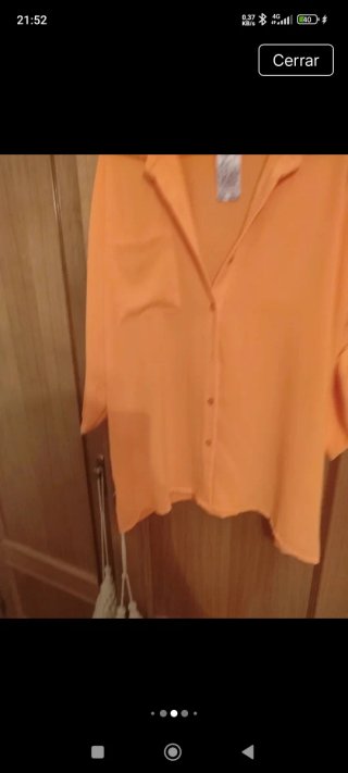 Blusa Obersay Naranja Talla Única