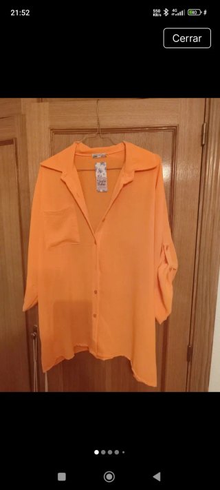 Blusa Obersay Naranja Talla Única