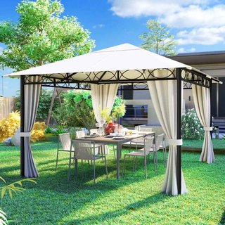 Gazebo 3x3 Metri Robusto Impermeabile Struttura in Ferro