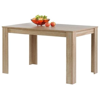 Tavolo da Pranzo Cucina Rettangolare Moderno in Legno MDF
