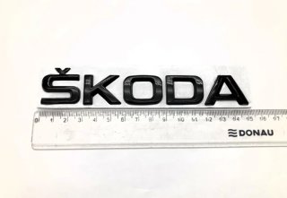 EMBLEMA LOGO TRASERO NEGRO LETRAS SKODA 2653.2