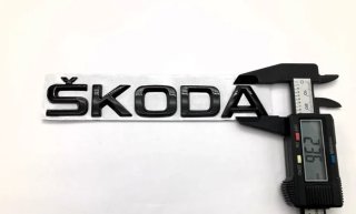 EMBLEMA LOGO TRASERO NEGRO LETRAS SKODA 2653.2