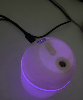 Humidificador Difusor USB Portátil con Luz LED
