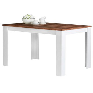 Tavolo da Pranzo Cucina Rettangolare Moderno in Legno