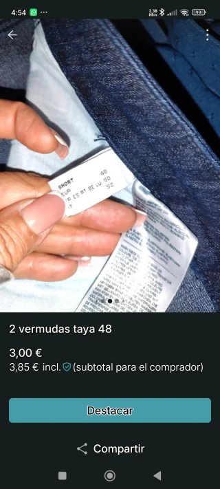 Vestido vaquero taya XL regalo camisa hym