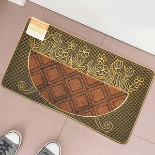 Tappeto Zerbino Fiori 45x75cm in Gomma e Fibra Cocco 4