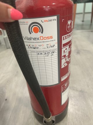 Extintor incendios EXFAEX 6 Kg