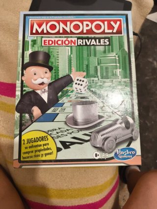 Monopoly Edición Rivales Juego de Mesa 2 jugadores