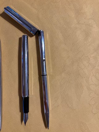 Serie 4 penne vintage metallo