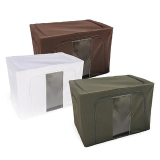 3 Scatole Pieghevoli per Armadio 40x30x20 con Struttura in
