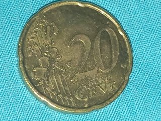 Moneda 20 céntimos Euro 2002